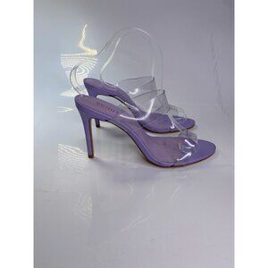 Schutz Women's Purple Leather Heeled Sandals - Ariella Sz 8.5